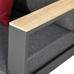 Canapé 3 Places Emperia Graphite Hespéride -Terra Patio Soldes Boutique canape 3 places emperia graphite hesperide 3