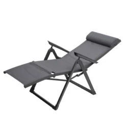 Chaise Longue Decima Hespéride Ardoise/quartz -Terra Patio Soldes Boutique chaise longue decima hesperide ardoise 3