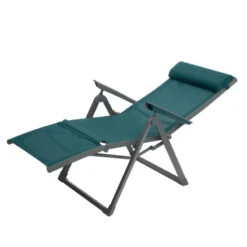 Chaise Longue Decima Hespéride Bleu Canard/graphite -Terra Patio Soldes Boutique chaise longue decima hesperide bleu canard 1 3