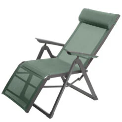 Chaise Longue Decima Hespéride Vert Olive/graphite -Terra Patio Soldes Boutique chaise longue decima hesperide vert olivegraphite 1