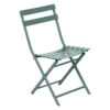Chaise Métal Pliante Greensboro Vert Jade Hespéride -Terra Patio Soldes Boutique chaise metal pliante greensboro vert jade hesperide