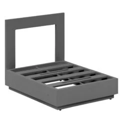 Chauffeuse 1 Place Pour Salon Allure Graphite Hespéride -Terra Patio Soldes Boutique chauffeuse 1 place pour salon allure graphite hesperide 1 2