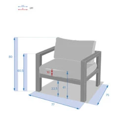 Fauteuil De Jardin Jauca Noisette / Gris Boisé Hespéride 5 Fauteuil De Jardin Jauca Noisette / Gris Boisé Hespéride -Terra Patio Soldes Boutique fauteuil de jardin jauca noisette gris boise hesperide 2