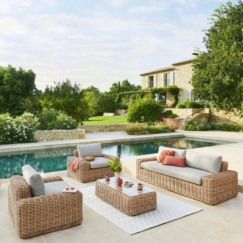 Fauteuil De Salon De Jardin Savinia Coloris Tahini Hespéride 3 Fauteuil De Salon De Jardin Savinia Coloris Tahini Hespéride – Image 3