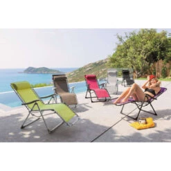 Fauteuil Détente D'extérieur Hespéride Silos Gris Galet -Terra Patio Soldes Boutique fauteuil detente d exterieur hesperide silos gris galet 5