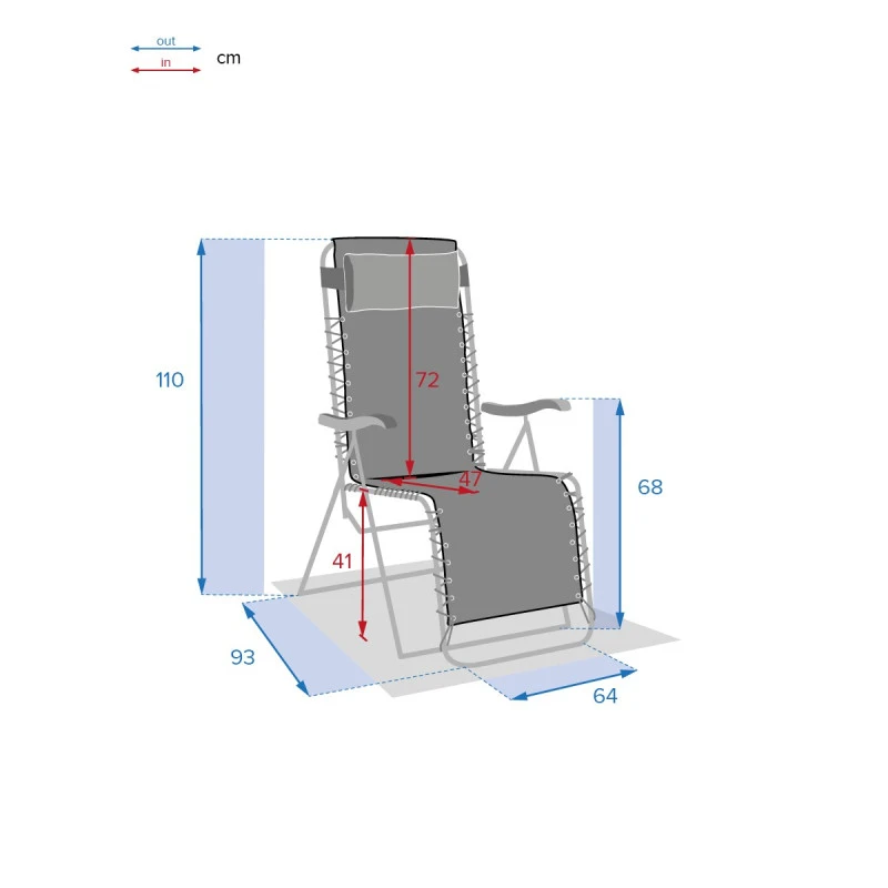 Fauteuil Détente D'extérieur Hespéride Silos Café 4 Fauteuil Détente D'extérieur Hespéride Silos Café – Image 4