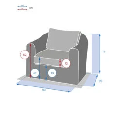 Fauteuil Détente Moorea Hespéride Terre Ombre -Terra Patio Soldes Boutique fauteuil detente moorea hesperide terre ombre 1 3