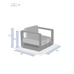 Fauteuil Extérieur 1 Place Allure Hespéride -Terra Patio Soldes Boutique fauteuil exterieur 1 place allure hesperide 2