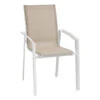 Fauteuil Extérieur Axant Lin/blanc Hespéride -Terra Patio Soldes Boutique fauteuil exterieur axant linblanc hesperide