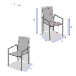 Fauteuil Pavane Hespéride Anthracite/graphite -Terra Patio Soldes Boutique fauteuil pavane hesperide anthracitegraphite 3