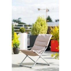 Fauteuil Relax Milos Taupe Hespéride -Terra Patio Soldes Boutique fauteuil relax milos taupe hesperide 4