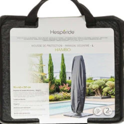 Housse De Protection Pour Parasol Déporté L Hambo Hespéride -Terra Patio Soldes Boutique housse de protection pour parasol deporte l hambo hesperide 2