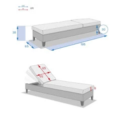 Lit Piscine Malta Terre Ombre Hespéride -Terra Patio Soldes Boutique lit piscine malta terre ombre hesperide 7