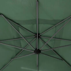 Parasol Décentré Carré Manoa Vert Olive Hespéride -Terra Patio Soldes Boutique parasol decentre carre manoa vert olive hesperide 4
