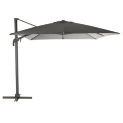 Parasol Décentré Eléa Inclinable Rectangulaire Ardoise Hespéride -Terra Patio Soldes Boutique parasol decentre elea inclinable 3 4 ardoise hesperide 1