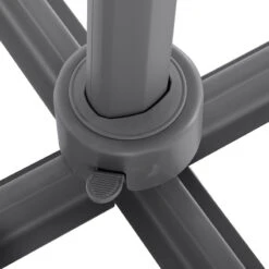 Parasol Décentré Eléa Inclinable Hexagonal Oléfine Anthracite Hespéride -Terra Patio Soldes Boutique parasol decentre elea inclinable 3x42 olefine anthracite hesperide 1 6