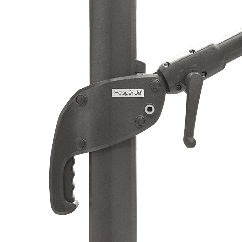 Parasol Décentré Eléa Inclinable Carré Bleu Canard Hespéride 5 Parasol Décentré Eléa Inclinable Carré Bleu Canard Hespéride – Image 5