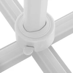 Parasol Décentré Eléa Inclinable Carré Oléfine Noisette/blanc Hespéride -Terra Patio Soldes Boutique parasol decentre elea inclinable carre olefine noisetteblanc hesperide 6