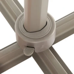 Parasol Décentré Eléa Inclinable Hexagonal Noisette Hespéride -Terra Patio Soldes Boutique parasol decentre elea inclinable hexagonal noisette hesperide 3