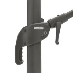 Parasol Décentré Eléa Inclinable Carré Oléfine Anthracite Hespéride -Terra Patio Soldes Boutique parasol decentre inclinable carre olefine anthracite hesperide 1 4