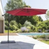 Parasol Décentré Rond Manoa Bordeaux Hespéride -Terra Patio Soldes Boutique parasol decentre rond manoa bordeaux hesperide
