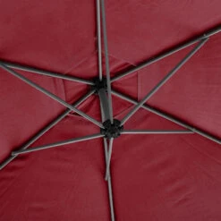 Parasol Décentré Rond Manoa Bordeaux Hespéride -Terra Patio Soldes Boutique parasol decentre rond manoa bordeaux hesperide 4