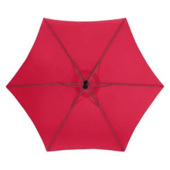 Parasol Décentré Rond Manoa Grenade Hespéride -Terra Patio Soldes Boutique parasol decentre rond manoa grenade hesperide 2
