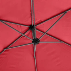 Parasol Décentré Rond Manoa Grenade Hespéride -Terra Patio Soldes Boutique parasol decentre rond manoa grenade hesperide 4