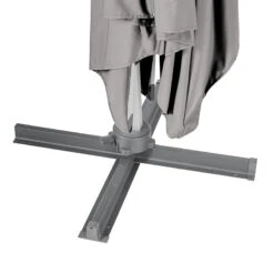 Parasol Déporté Carré Equador Ardoise Hespéride -Terra Patio Soldes Boutique parasol deporte carre equador ardoise hesperide 1 6