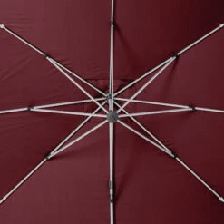 Parasol Déporté Rectangulaire Equador Bordeaux Hespéride -Terra Patio Soldes Boutique parasol deporte rectangulaire equador bordeaux hesperide 6