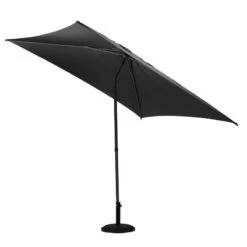 Parasol Droit Carré 2,5x2,5m Soya Ardoise Hespéride -Terra Patio Soldes Boutique parasol droit carre 25x25m soya ardoise hesperide 1 2