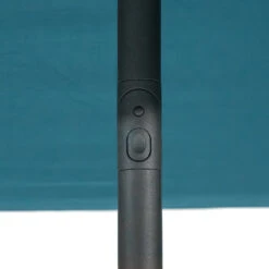 Parasol Droit Carré 2,5x2,5m Soya Bleu Canard Hespéride -Terra Patio Soldes Boutique parasol droit carre 25x25m soya bleu canard hesperide 3