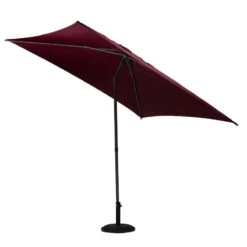 Parasol Droit Carré 2,5x2,5m Soya Bordeaux Hespéride -Terra Patio Soldes Boutique parasol droit carre 25x25m soya bordeaux hesperide 2