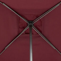 Parasol Droit Carré 2,5x2,5m Soya Bordeaux Hespéride -Terra Patio Soldes Boutique parasol droit carre 25x25m soya bordeaux hesperide 5