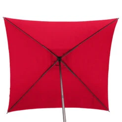 Parasol Droit Carré 2,5x2,5m Soya Grenade Hespéride -Terra Patio Soldes Boutique parasol droit carre 25x25m soya grenade hesperide 3