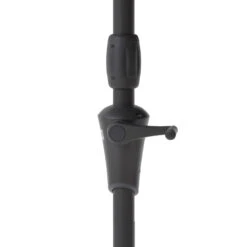 Parasol Droit Rond 2,7m Sisko Ardoise Hespéride -Terra Patio Soldes Boutique parasol droit rond 27m sisko ardoise hesperide 1 3