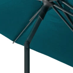 Parasol Droit Rond 2,7m Soya Bleu Canard Hespéride -Terra Patio Soldes Boutique parasol droit rond 27m soya bleu canard hesperide 5