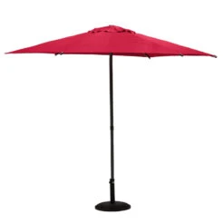 Parasol Droit Rond 2,7m Soya Grenade Hespéride 8 Parasol Droit Rond 2,7m Soya Grenade Hespéride -Terra Patio Soldes Boutique parasol droit rond 27m soya grenade hesperide 1