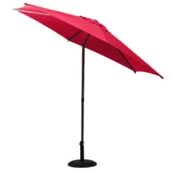 Parasol Droit Rond 2,7m Soya Grenade Hespéride 9 Parasol Droit Rond 2,7m Soya Grenade Hespéride -Terra Patio Soldes Boutique parasol droit rond 27m soya grenade hesperide 2
