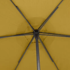 Parasol Droit Rond 2,7m Soya Jaune Moutarde Hespéride 10 Parasol Droit Rond 2,7m Soya Jaune Moutarde Hespéride -Terra Patio Soldes Boutique parasol droit rond 27m soya jaune moutarde hesperide 3