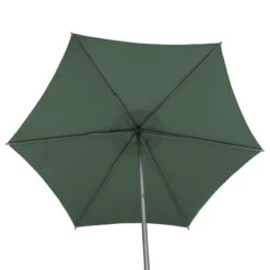 Parasol Droit Rond 2,7m Soya Vert Olive Hespéride 11 Parasol Droit Rond 2,7m Soya Vert Olive Hespéride -Terra Patio Soldes Boutique parasol droit rond 27m soya vert olive hesperide 4