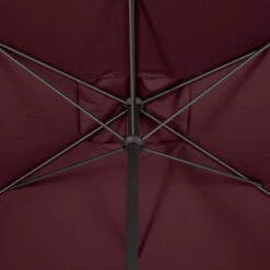 Parasol Mat Central 2x3 M Loompa Bordeaux Hespéride -Terra Patio Soldes Boutique parasol mat central 2x3 m loompa bordeaux hesperide 5