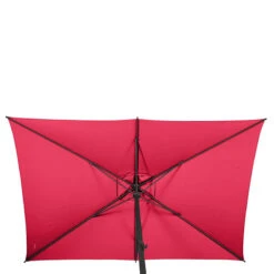 Parasol Mat Central 2x3 M Loompa Grenade Hespéride -Terra Patio Soldes Boutique parasol mat central 2x3 m loompa grenade hesperide 4