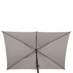 Parasol Mat Central 2x3 M Loompa Taupe Hespéride -Terra Patio Soldes Boutique parasol mat central 2x3 m loompa taupe hesperide 4