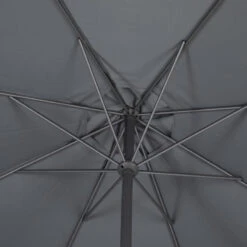 Parasol Mat Central Rond 3m Loompa Ardoise Hespéride 11 Parasol Mat Central Rond 3m Loompa Ardoise Hespéride -Terra Patio Soldes Boutique parasol mat central rond 3 loompa ardoise hesperide 4