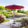 Parasol Mat Central Rond 3m Loompa Bordeaux Hespéride 14 Parasol Mat Central Rond 3m Loompa Bordeaux Hespéride -Terra Patio Soldes Boutique parasol mat central rond 3m loompa bordeaux hesperide