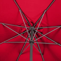 Parasol Mat Central Rond 3m Loompa Grenade Hespéride -Terra Patio Soldes Boutique parasol mat central rond 3m loompa grenade hesperide 6