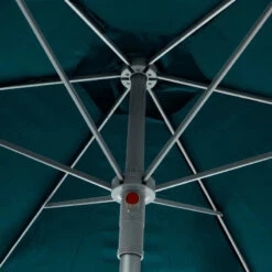 Parasol Rond 2,3m Anzio Bleu Canard Hespéride -Terra Patio Soldes Boutique parasol rond anzio bleu canard hesperide 1 1