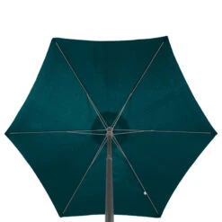 Parasol Rond 2,3m Anzio Bleu Canard Hespéride -Terra Patio Soldes Boutique parasol rond anzio bleu canard hesperide 1 2