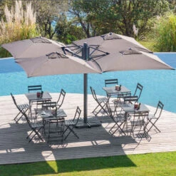 Parasol Setiri 16 M² Ardoise Hespéride